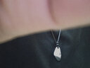 心草许愿石情侣项链男女士项链银吊坠学生锁骨链520情人节礼物送老婆 男生吊坠单个（太阳） 实拍图
