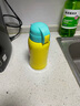 虎牌儿童保温水壶盖子硅胶吸嘴吸管替换头宝宝600ml水杯防漏原装配件 湖蓝吸管盖+日版吸管组 实拍图