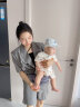好易抱腰凳婴儿背带前抱0-6个月抱娃神器解放双手新生宝宝前后两用抱托 灰色【竖抱款，X型肩带不下坠】 通用腰围( 推荐70-115cm) 实拍图