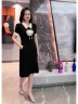 茵乐黎（YINLELI）轻奢女装新中式国风连衣裙夏季高级质感时尚洋气显瘦遮肚休闲裙 黑色 M（建议85-105斤） 晒单实拍图