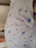 红豆儿童睡衣男女童夏薄款纯棉家居服套装短袖宝宝空调服J3295水蓝165 实拍图