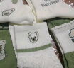 俞兆林5双绿色小熊袜子女中筒袜纯色棉袜韩版卡通可爱百搭运动学生日系 晒单实拍图