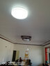 LED吸顶灯圆形卧室灯简约现代客厅灯大气创意鸟巢房间灯具灯饰 40厘米白光24瓦 实拍图