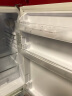 金松（JINSONG）133升彩色复古冰箱家用厨房双门节能保鲜冷藏冷冻小型电冰箱BCD-133R 米萨红 实拍图