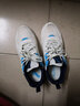 安踏男鞋运动鞋秋冬新款皮面跑步鞋防滑鞋耐磨轻便休闲体测旅游鞋子男 【皮网拼接】白/蓝/雾灰5566-2 42 实拍图