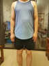 越奥（yueao）运动套装男女马拉松背心速干夏季体育生田径训练服跑步服装备衣服 浅灰色套装【升级拉链+内衬】  XL（170-175CM 120-140斤） 实拍图