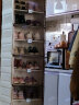 蚂蚁盒子（MAYIHEZI）免安装简易鞋柜门口家用玄关折叠透明茶色塑料超薄鞋柜 1列9层9格 实拍图