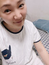 金立芬轻奢睡衣女夏季纯棉薄款加大码短袖七分裤夏天家居服套装可外穿 524白色 M 码/80斤-100斤 实拍图