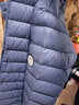 鸭鸭男装直销|春秋轻薄羽绒服男短款鸭绒外套轻便【越晒越温暖】 灰蓝-DSG07A0010 M 实拍图