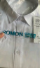 罗蒙（ROMON）纯色商务职业正装男士白衬衫工装外套长袖衬衣男CS108白色3XL 晒单实拍图