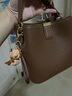 稻草人包包女款2025新牛皮单肩斜挎水桶包轻奢高端生日礼物送女友老婆 实拍图