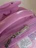 异同想冰雪奇缘儿童拉杆箱女孩行李箱公主旅行箱16英寸硬壳拖拉箱登机箱 027蛋壳冰雪粉 实拍图