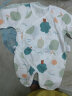 童泰婴儿衣服新生婴儿额四季春夏薄款连体衣0-6个月宝宝纯棉内衣2件装 绿郁葱葱（夏季款） 52cm 晒单实拍图