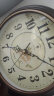 北极星（POLARIS）挂钟 古典欧式座钟表复古客厅装饰台钟创意12英寸卧室床头时钟70090-2木纹色 晒单实拍图