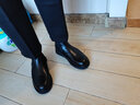 井迈切尔西马丁靴男潮中帮英伦风短靴男士黑色春秋款低帮透气高帮皮鞋 黑色中帮【加绒款】 43 皮鞋码 实拍图