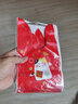 德立（DOLO）圣诞新年兔耳朵袋子新年曲奇糖果饼干零食幼儿园礼品派对小包装袋 红围巾熊【兔子耳朵袋】（50只） 实拍图