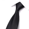 GLO-STORY 拉链领带 8cm男士商务正装潮流领带礼盒装MLD824065 黑色 晒单实拍图