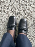 爱步（ECCO）单鞋女 夏季包头粗跟浅口单鞋 安妮208513 黑色20851301001 36 （偏大，建议选小一码） 实拍图