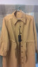 罗蒙风衣女2022春秋新款法式系带收腰显瘦时尚简约中长款高端气质外套 卡其色 2XL 建议130-145斤 实拍图