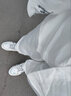 KUCLUT休闲裤男新款抽绳束脚裤男潮ins休闲运动裤港风宽松休闲裤子潮牌 白色-CRB-X91 3XL150-170斤 实拍图