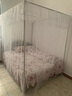 圣安贝 蚊帐不锈钢支架加固双人床1.8米三开门加密 整套白色三门（加固斜拉一副） 200cm*150cm*200cm 长宽高 实拍图