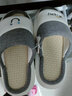 惠夫人四季亚麻拖鞋女家居软底防滑情侣家用透气室内男士 EVA亚麻 灰色 40-41 (适合39-40码穿) 实拍图