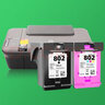 灵印适用惠普802墨盒连供可加墨 hp1050 Deskjet 1010 1000 1510连供打印机 【家庭版1150页】802黑彩套装 实拍图