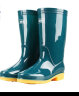 回力雨鞋女时尚户外下雨天防水雨靴水鞋耐磨胶鞋6813墨绿中筒40 实拍图