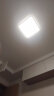 雷士（NVC）LED吸顶灯现代简约卧室书房餐厅灯具AI智控大尺寸RA95方灯灯饰 晒单实拍图