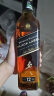 尊尼获加（JOHNNIE WALKER）洋酒 黑牌黑方 12年苏格兰调和型威士忌700ml无盒 实拍图