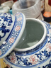 傲世景德镇陶瓷器中式仿古青花瓷工艺品茶叶罐客厅摆件装饰品博古架 款式六（配木质旋转底座） 实拍图