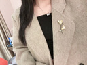 京礼京达玉兰花胸针高档女轻奢精致小众和田玉生日礼物女生高级感送女朋友 玉兰胸针【精美礼盒装】 实拍图