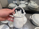 NINE CRANES景德镇碗碟套装家用餐具整套乔迁送礼轻奢金边碗具陶瓷盘子碗礼盒 【36件6人套装】礼盒装 实拍图