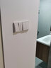 罗格朗（LEGRAND） 开关插座面板朗淳S白色暗装一开五孔带USB电脑电视空调插三孔tcl 一开多控 实拍图