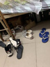 法拉步韩版潮流一脚蹬懒人鞋男夏季新款ulzzang黑白格子休闲帆布鞋板 黑白色（803） 44 实拍图