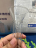 江玻漏斗玻璃三角锥形大口径小漏斗塑料漏斗透明加厚过滤实验室科研 玻璃漏斗60mm  实拍图