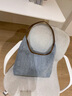 爱情海牛仔布包包女包托特斜挎单肩大容量通勤生日情人节礼物送女友老婆 【浅蓝色】时尚小众百搭轻奢休闲新年送女生实用 品牌ck风实用高端潮流简约运动 实拍图