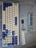 达尔优（dareu）A98专业版98配列有线/无线/蓝牙三模机械键盘智能音控Gasket结构凯华大师轴-幸运蓝 晒单实拍图