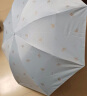 天堂 防紫外线晴雨伞三折 雨伞黑胶防晒太阳伞遮阳晴雨伞 净空蓝 晒单实拍图