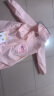 牧萌儿童雨衣带书包位男童女童女孩全身防水学生雨披 粉美人鱼 4XL 实拍图
