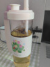 GIANXI高硼硅玻璃吸管杯大容量水杯耐高温女生夏季奶茶果汁杯 850ml 晒单实拍图