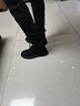 吉喜公羊新款男鞋马丁靴男高帮鞋男鞋英伦潮流韩版百搭男士靴中帮工装靴子男皮靴潮靴秋冬男靴棉鞋加绒保暖 黑色棉鞋 41 实拍图
