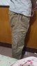 泽荃（zequan）新款阔腿裤男士多口袋工装裤秋冬大码直筒休闲裤男装户外宽松长裤 B2228土黄色 XL 【适合体重140-160斤】 实拍图