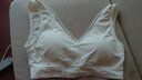 莫代尔内衣大码胖mm全罩无钢圈文胸加肥加大薄款运动背心抹胸女弹力胸罩 白色 均码 120-160斤 实拍图