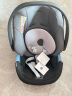 cybex婴儿提篮Aton安全座椅0-18个月反向安装可搭配推车安全带固定 银石灰 实拍图