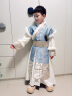安巧象（ANQIAOXIANG）男童汉服春秋中国风古装国学服男孩帅气少爷演出服CF 长风 110 晒单实拍图
