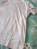 金三塔基础打底衣女真丝绢丝针织可外穿T恤小衫YZFDA703 樱花紫-上衣 XL 晒单实拍图