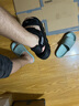 彪马（PUMA）缓震增高厚底云感防滑魔术贴凉鞋男女RS-SANDAL374862 黑色-水泥灰-02 38 实拍图