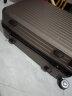 梵地亚行李箱男大容量24英寸万向轮拉杆箱学生旅行箱包密码箱女皮箱子咖 实拍图