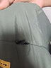 轩莱雅（XUANLAIYA）冰丝短裤男士夏季时尚宽松直筒中裤速干弹力松紧运动沙滩五分裤男 军绿+灰色【两条装】 2XL 实拍图